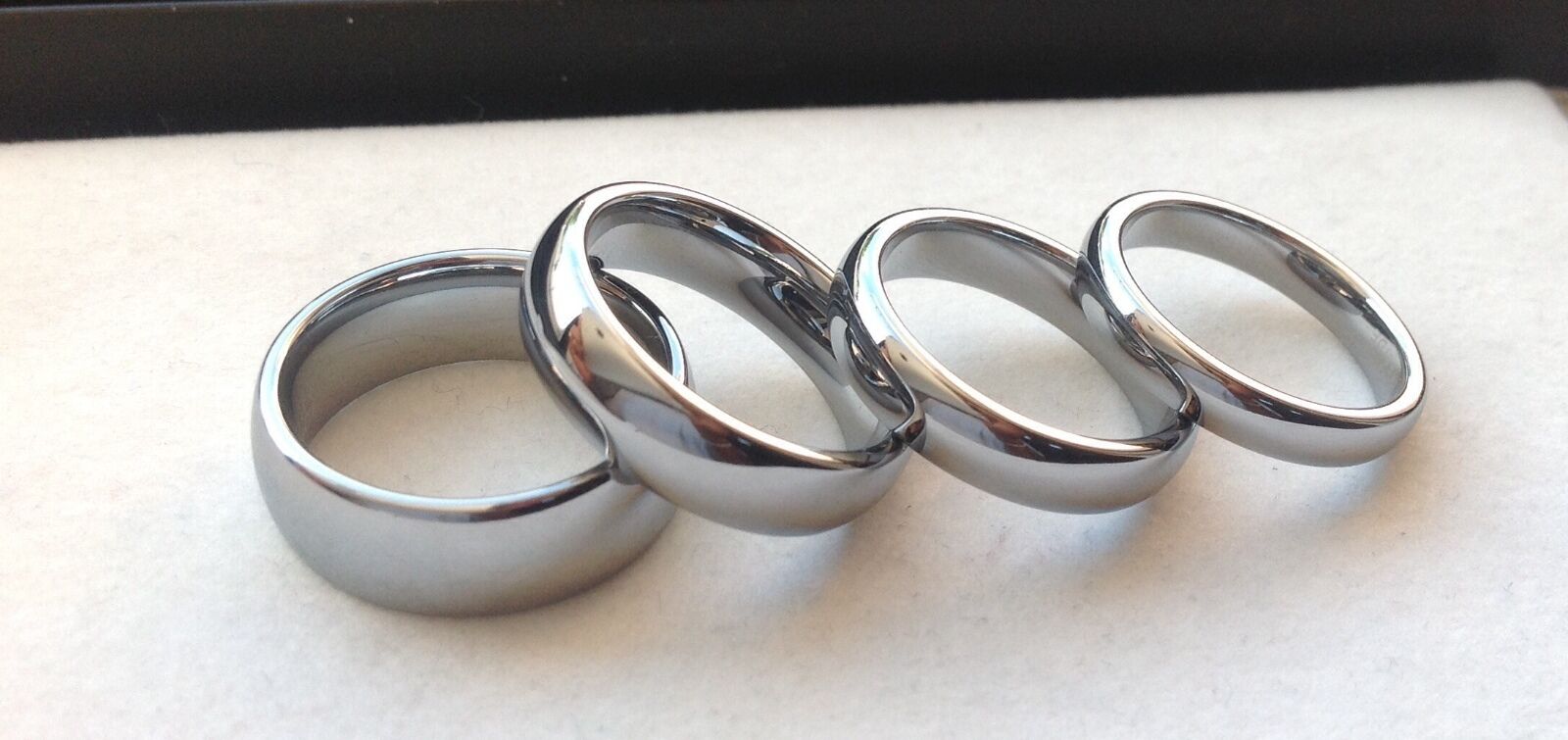 4mm, 5mm, 6mm, 8mm Tungsten Carbide Men's/women's Wedding Band Ring Size 5-15