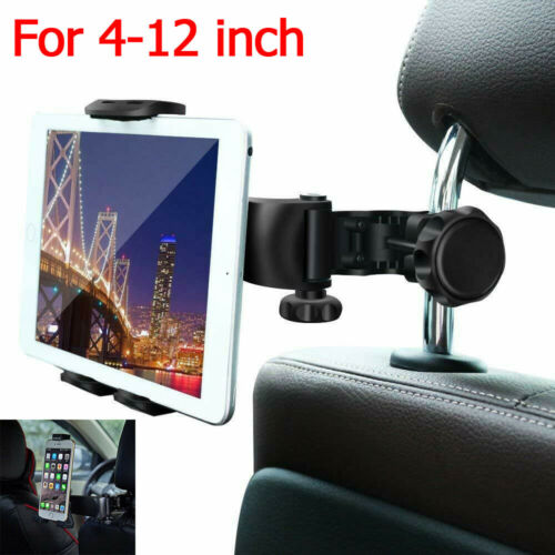 360° Car Back Seat Headrest Mount Tablet Holder For 4-12” Universal Ipad Phone