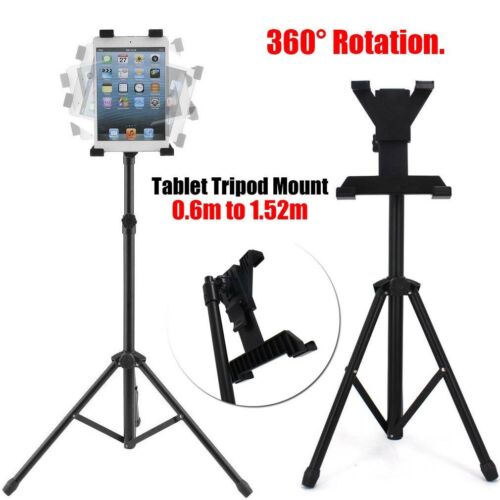 Adjustable Tripod Stand Holder Bracket For Ipad 1 2 3 7"-11" Tablet Floor Mount