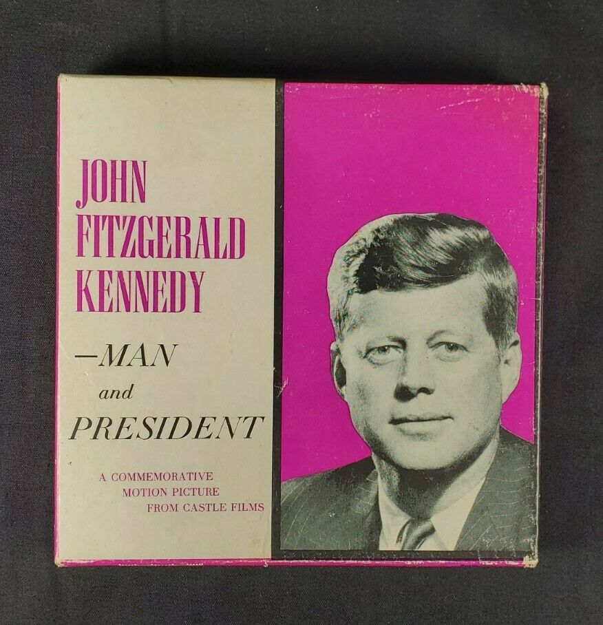 Vintage John Fitzgerald Kennedy - Man And President 8mm Film Castle Films #196