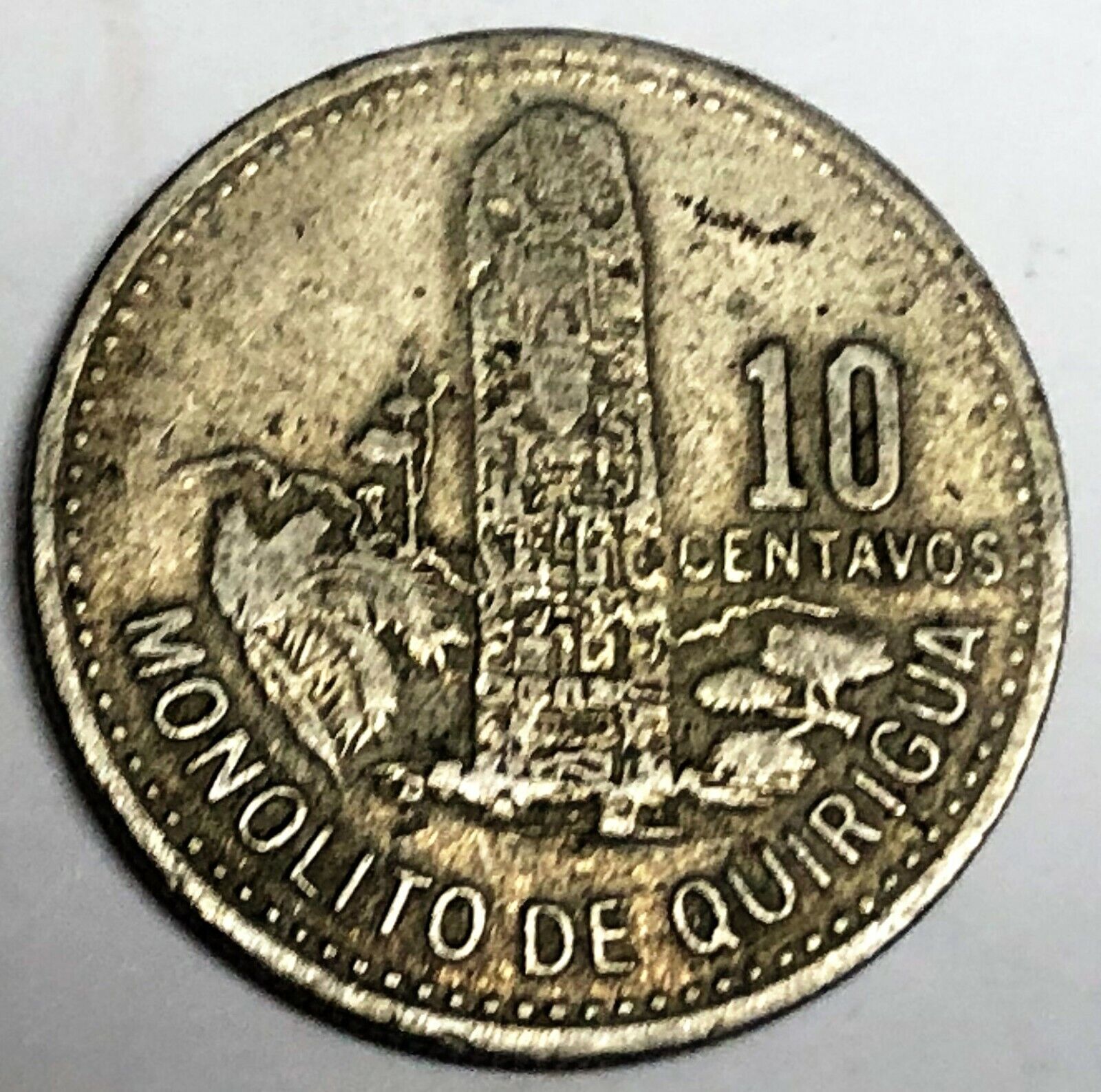 # C6460   Guatemala    Coin,     Ten  Centavos    1979