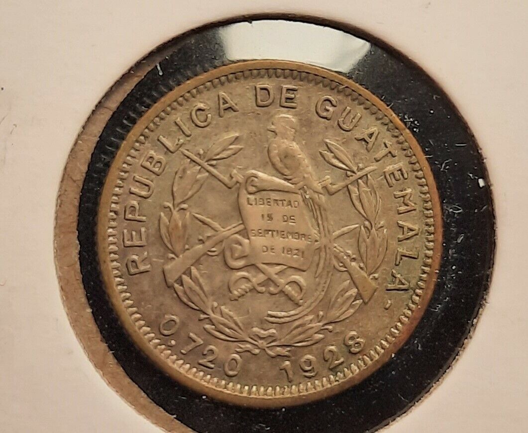 1928 L Guatemala 5 Centavos