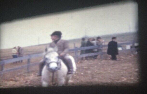 People Riding Horses Horseback Standard 8mm Home Movie Film Reel